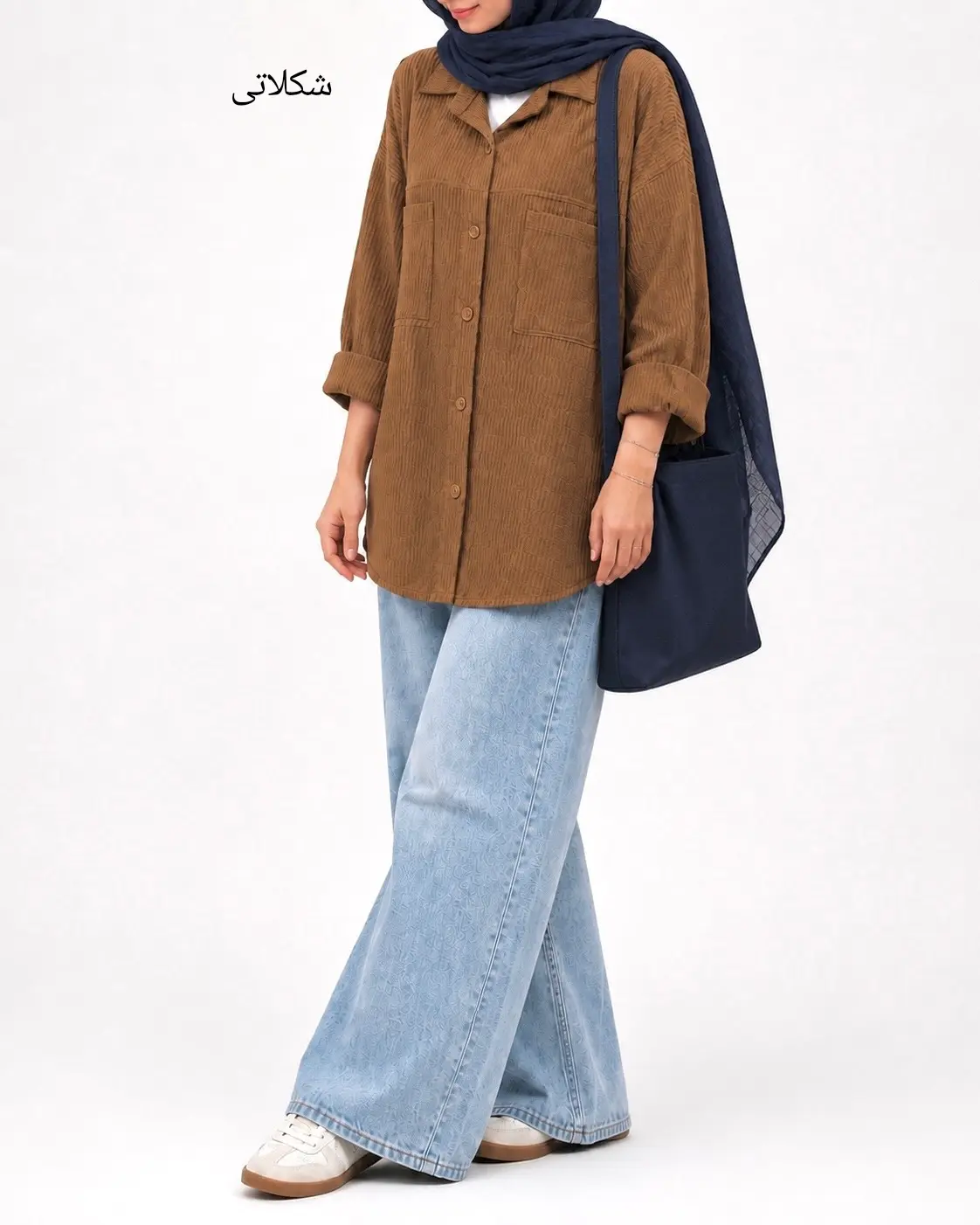 مانتو دکمه دار آیلار